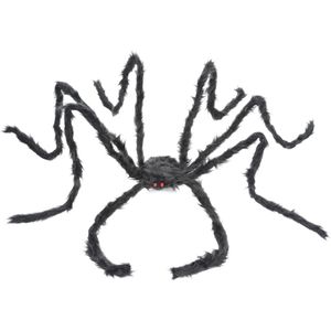 Reusachtige zwarte harige spin 2 m x 24 cm