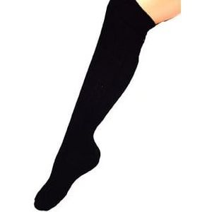 Lange zwarte sokken voor volwassenen