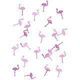 Roze flamingo confetti
