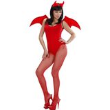 Demon set rood Halloween accessoire
