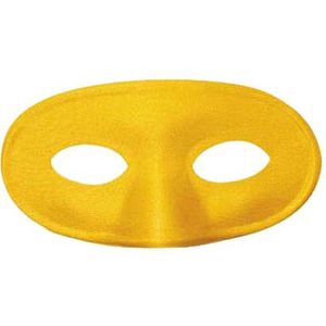 Geel halfmasker voor kinderen