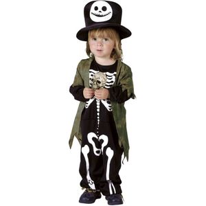 Skelet van de nacht kostuum voor kinderen