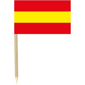 Set van 50 Spaanse vlag prikkers