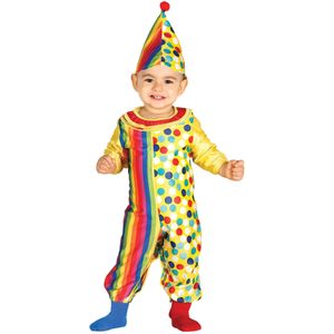 Kleurrijk clown kostuum voor baby's