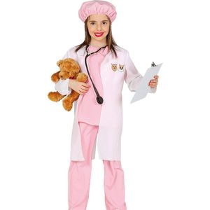 Roze dierenarts kostuum voor meisjes