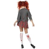 Zombie schoolmeisje kostuum Halloween outfit