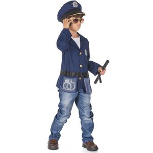 Politievermomming voor kinderen met accessoires