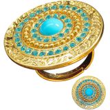 Turquoise Egyptische ring