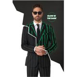 Suitmeister pak met glow-in-the-dark streep voor volwassenen