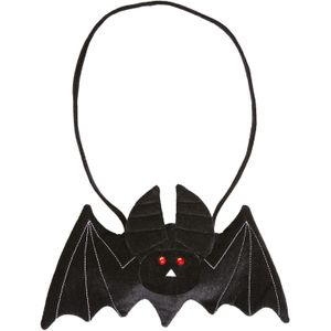 Vleermuis tas voor volwassenen Halloween accessoire