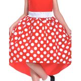 Klassiek rood kostuum Minnie voor meisjes