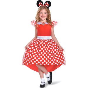 Klassiek rood kostuum Minnie voor meisjes