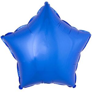 Blauwe ster ballon 45 cm