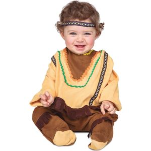 Bruin en lichtbruin indianen kostuum voor baby's