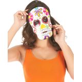 3 kartonnen Día de los Muertos maskers