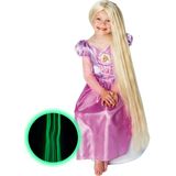 Lichtgevende Rapunzel pruik voor meisjes