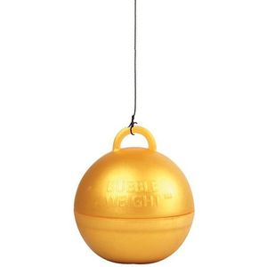 Goudkleurig heliumballon gewicht