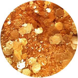 Biologisch afbreekbare glitter goud Woestijn koningin - Si si la paillette