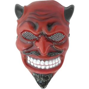 PVC duivel masker voor volwassenen
