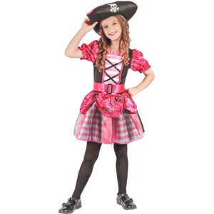 Roze piraten zeerover kostuum voor meisjes