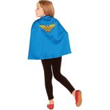 Blauwe Wonder Woman cape voor kinderen