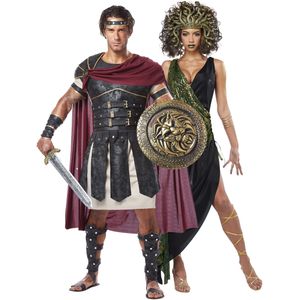 Gladiator en Medusa paar kostuum