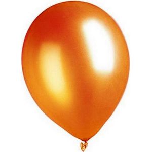 Oranje metallic ballonnen van 29 cm