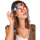 Klassieke retro hippie accessoire set voor volwassenen