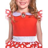 Klassiek rood kostuum Minnie voor meisjes