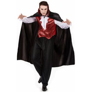 Halloween vampierenkostuum met cape voor mannen