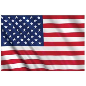 USA supporter vlag