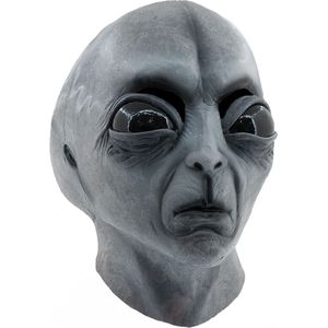 Volledig Alien Zone 51 masker voor volwassenen