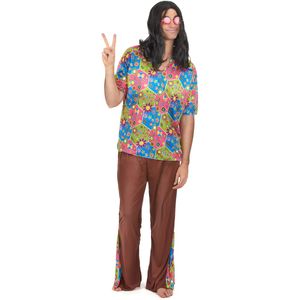 Hippie jaren 60 kostuum voor heren