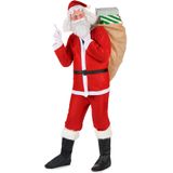 Traditioneel kerstman pak voor volwassenen