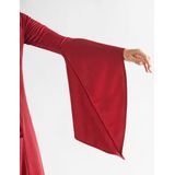 Gothic rode jurk kostuum voor dames