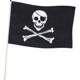 Klassieke zwarte piraten vlag