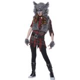 Geruite weerwolf outfit voor meisjes