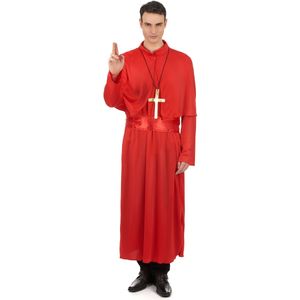 Rood priester kostuum voor volwassenen