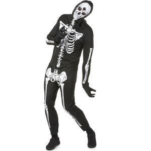 Halloween skeletten kostuum voor mannen