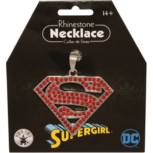 Supergirl ketting met strass