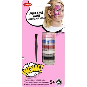 Make-up-toren op waterbasis voor meisjes met kwastje en sponsje