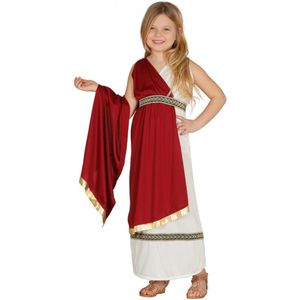 Rood Romeins prinsessen kostuum voor meisjes