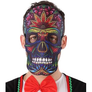 Dia de los Muertos nepleer en vilt masker voor volwassenen