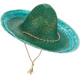 Groene Mexicaanse sombrero voor volwassenen