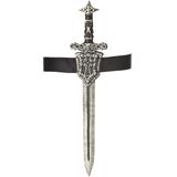 Plastic ridderset met zwaard en riem