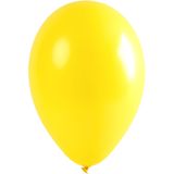12 gele ballonnen van 28 cm
