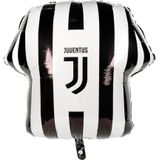 Zwarte en witte aluminium Juventus shirt ballon
