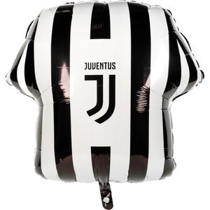 Zwarte en witte aluminium Juventus shirt ballon