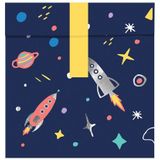 6 papieren space adventure cadeauzakjes