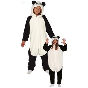 Panda kostuum met capuchon voor kinderen